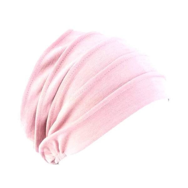 bonnet femme turban rose bonbon 9
