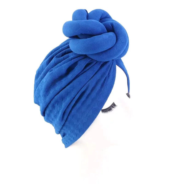 chapeau turban femme bleu royal 11