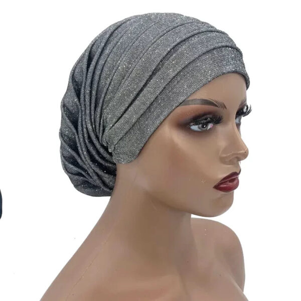turban arabe femme gris 12