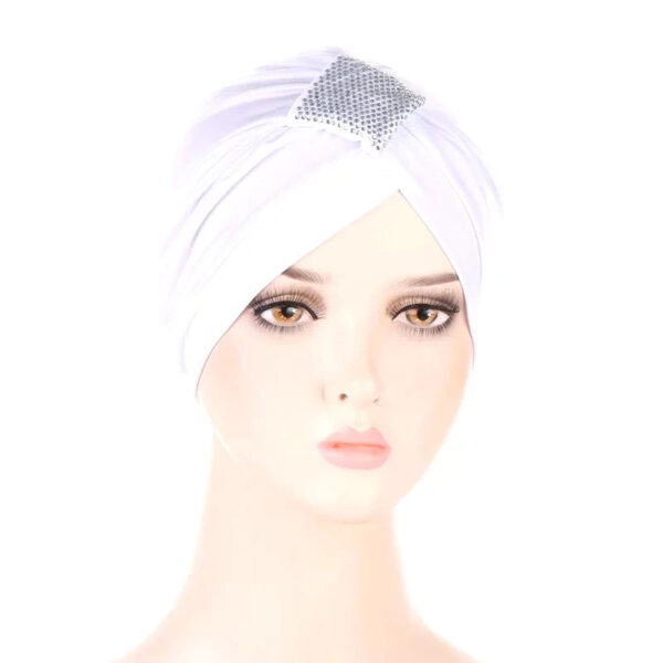turban blanc femme blanc 2