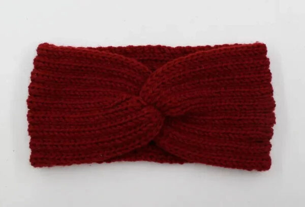 turban crochet femme rouge vif 7