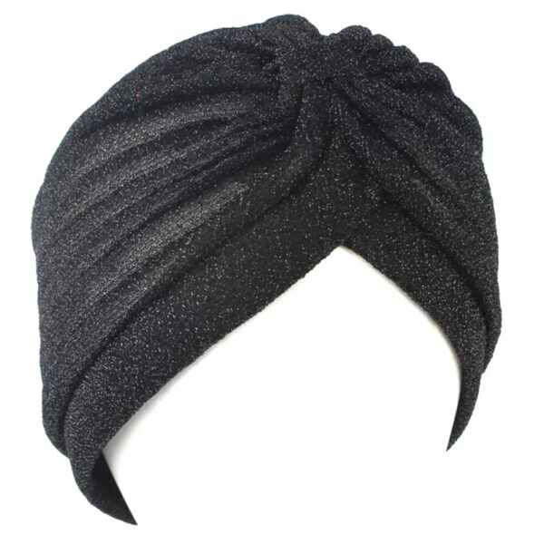 turban femme fashion noir 5