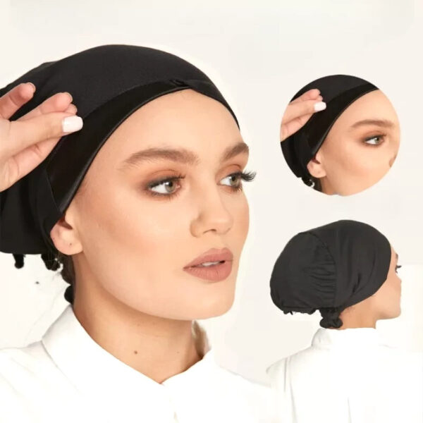 turban femme voilee hijab noir 7