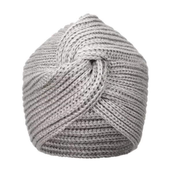 turban laine femme gris 9
